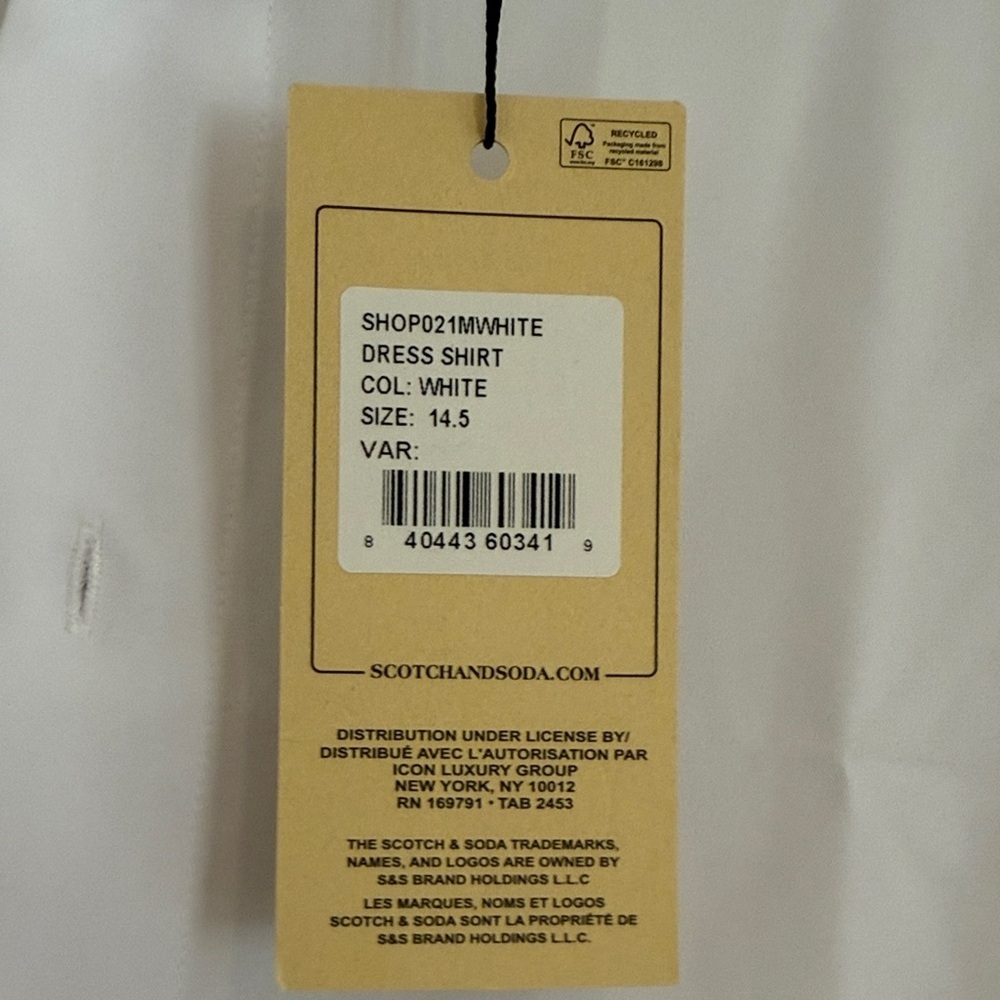Scotch & Soda White Dress Shirt - Picture 3 of 6